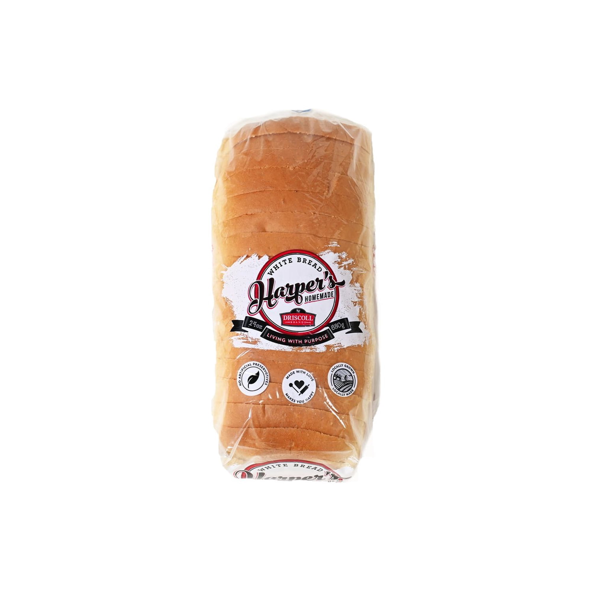 Harper's Homemade White Bread Loaf, 24 oz