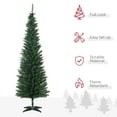 thumbnail image 5 of 6ft Artificial Christmas Tree with Plastic Stand, Ideal for Home, Office and Xmas Party Decor, 5 of 8
