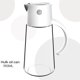 thumbnail image 2 of Inteprter Botella dispensadora de aceite, contenedor de aceite de cocina, jarra de aceite de vidrio práctica, contenedores automáticos de Organizadores de utensilios de cocina, 2 of 6