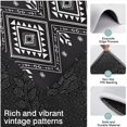 thumbnail image 3 of Black and White Geometric Boho Pattern Kitchen Rugs Sets Of 3,Kitchen Runner Rugs Non Skid Washable,Decorative Kitchen Floor Mats for Kitchen,Sink,Laundry,17"x30"+ 17"x47" + 17"x59", 3 of 6