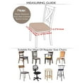 thumbnail image 4 of Dining Room Chairs Covers Dining Chair Seat Covers Removable Light Grey, 4 of 9