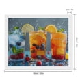 thumbnail image 2 of Diamond Art Kits for Adults, Refreshing Fruit Infused DrinksDiamond Painting Kits for Beginners, Frameless Round 5D Full Drill Diamonds Art Pictures Gem Art Crafts Home Decor Gifts, 2 of 8