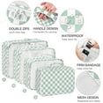 thumbnail image 3 of Livhil 8Pcs Packing Cubes for Luggage, Packing Cubes for Travel Luggage Packing Organizers ( Green Plaid ), 3 of 7