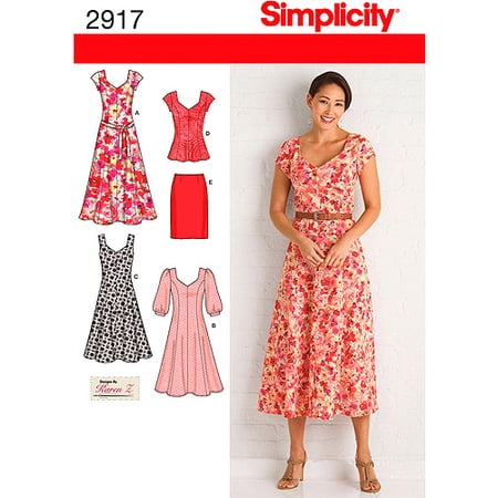 pattern simplicity dress misses
