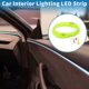 thumbnail image 2 of Cuerda de luz LED EL de 1m Unique Bargains, tira de luz brillante para decoración de automóviles, controlador de cableado (12v) verde fluorescente, 2 of 7