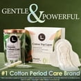 thumbnail image 4 of L. Tampons en Coton Absorption Régulière, Sans Blanchiment au Chlore, Pesticides, Parfums Ni Colorants, 4 of 19