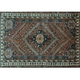 thumbnail image 1 of Ahgly Company Indoor Rectangle Persian Light Blue Traditional Area Rugs, 4' x 6', 1 of 4
