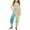 Light Green, variant on HNMKIU Girls Summer Print V Neck Sleeveless Romper for and Juniors Lightweight Casual Jumpsuit with Pockets Light Green,13-14 Years