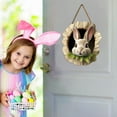 thumbnail image 4 of ONFD Easter Bunny Rabbit Hole Door Sign Rustic Wooden Easter Decor For Festive Home & Party Entrance 30x30cm 5, 4 of 5