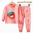 thumbnail image 4 of TOWED22 2pcs Toddler Baby Girl Boy Fall Winter Clothes Long Sleeve Hooded Sweatshirt Tops Casual Pants Set Print Outfits Clothing(Light Pink,3-4 Y), 4 of 4