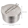 thumbnail image 2 of Omeite Outdoor camping mountaineering portable lunch pot folding pot 1.5L, 2 of 7