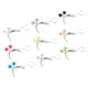 thumbnail image 3 of 9 PCS Bolsa delicada Class Monedero Marco Bolso Bolso Cierre de bolso Bloqueo Lock DIY Accesorios, 3 of 7