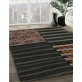 thumbnail image 3 of Ahgly Company Machine Washable Indoor Round Contemporary Midnight Gray Area Rugs, 10' Round, 3 of 7