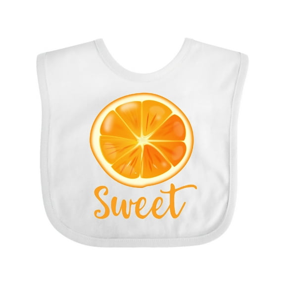 Inktastic Sweet Orange Boys or Girls Baby Bib