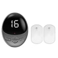 thumbnail image 2 of Electric Microcurrent Massage Patch 6 Modes 16 Gears Relieve Fatigue Relax Massage Sticker Grey, 2 of 4