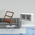 thumbnail image 2 of Organizador De Escritorio Con Control Remoto De TV, Caja De Almacenamiento Con Reloj De Escritorio Abatible, Dos Compartimentos, Estante Organizador Para Oficina, Mesa De Cocina, Decoración De, 2 of 8