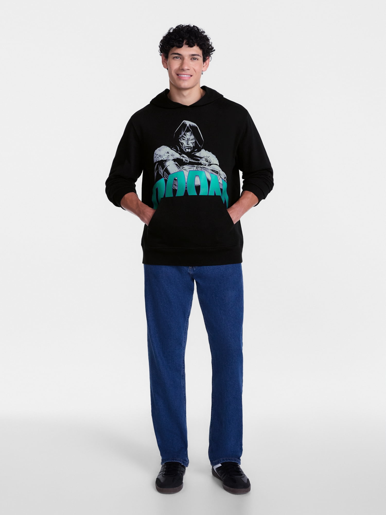 Marvel Doctor Doom Men's and Big Men's Hoodie Sweatshirt, Sizes XS-5XL