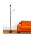 thumbnail image 2 of Porch & Den  Brumback Floor Lamp with Reading Light Silver Chrome Painted, 2 of 5