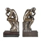 thumbnail image 3 of 2 sujetalibros de pensador, escultura de pensador, tapones de libros resistentes de resina, extremos de libro, estatua del pensador para decoración de, 3 of 8