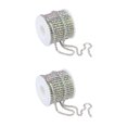 thumbnail image 2 of relayinert Elegant Crystal 10 Yard Rhinestone Close Chain Clear Trim Sewing Craft AB Color 10m 2Set, 2 of 6