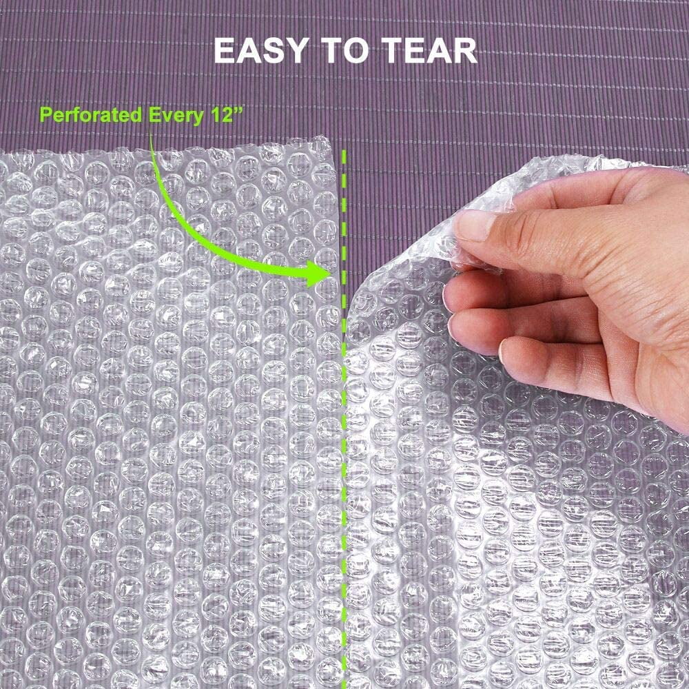 Mighty Gadget 175 Feet Bubble Cushioning Wrap for Packing, Shipping & Mailing Fragile Items, 2 Rolls of 87.5 Feet Each