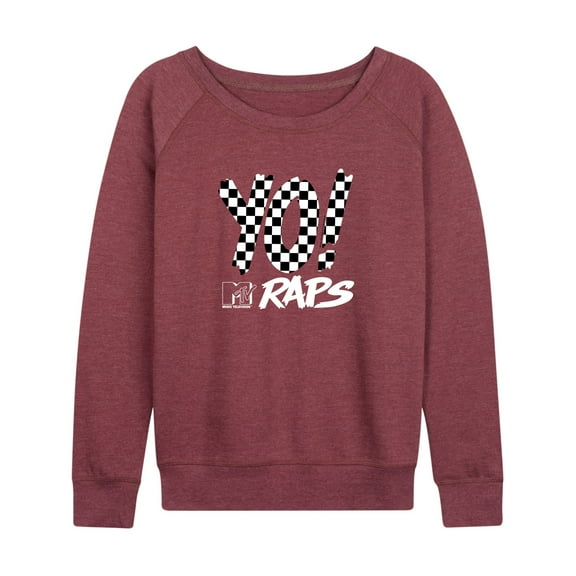 MTV - Yo! MTV Raps -Women's Lightweight French Terry Long Sleeve Shirt