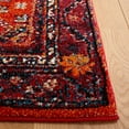 thumbnail image 3 of SAFAVIEH Vintage Hamadan Leone Oriental Area Rug, Red/Black, 8' x 10', 3 of 8