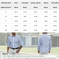 thumbnail image 6 of Men's Shirts Long Sleeve Button Down Striped Casual Linen Dress Shirts, 6 of 7
