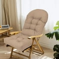 thumbnail image 3 of jinwen High Back Patio Chair Cushion Indoor Outdoor High Back Rocking Chair Cushion Khaki, 3 of 8