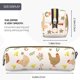 thumbnail image 3 of Disketp Chicken Family Estuche de Lápices de Cuero con Cierre, Estuche Compacto para Papelería, Bolígrafos y Accesorios Pequeños, 3 of 7