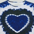 thumbnail image 4 of Women's Casual Tie Dye Heart Graphic T Shirt Short Sleeve Crewneck Tee Tops, 4 of 7
