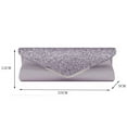 thumbnail image 2 of Sac Pochette à Paillettes pour Femmes Dames Soirée Mariage Fête Pochette Portefeuille Sac, 2 of 5