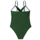 thumbnail image 2 of Traje De Baño De Una Pieza Con Tirantes Traje de baño de una pieza con tirantes para mujer, sin espalda, sexy, vacaciones en la playa (XXL, verde militar) Tmvgtek Para Estrenar, 2 of 8