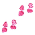 thumbnail image 3 of Redempat 4 Pieces/Set Cake Mold Portable Reusable Replacement Christmas Themed Household Kitchen Baking Cookie Mould Tool Pink 2Set, 3 of 6