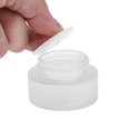 thumbnail image 3 of Unique Bargains 1 Pc Frosted Glass Dispensing Bottle for Bathroom 0.7oz Gold Tone, 3 of 6