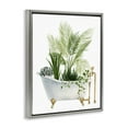 thumbnail image 2 of Various Plants Greenery Vintage Tub Gray Floating Frame Canvas Art, 17 x 21, 2 of 8