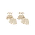 thumbnail image 2 of Loicainy Baby Toddler Girls Summer Outfits 6 12 18 24 Months 2T 3T 4T Solid Color Sleeveless Tiered Tops Ruffle Trim Shorts Clothes Sets, 2 of 9