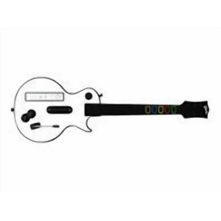 RedOctane Guitar Hero Wireless Les Paul Guitar Controller - Guitar attachment for game controller - white - for Nintendo Wii, Nintendo Wii 101