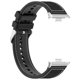 thumbnail image 3 of Silicone Strap for Xiaomi Smart Band 9 Pro 8 Pro Redmi Watch 4 Composite Woven Watch Band - Black, 3 of 5