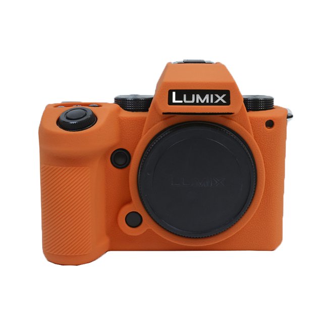 GadgetCom Camera Case Compatible with Panasonic Lumix S5II S5M2 , Anti-Slip Soft Silicone Shell Protective Cover