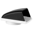 thumbnail image 3 of Nishiyuenyi Generic Marine Intake Exhaust Cowl Vent Exhaust Hood Vent Outdoor Air Vent Cover Black Top and White, 3 of 9