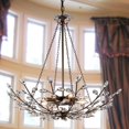 thumbnail image 2 of Addie 8-light Crystal 30-inch Antique Bronze Chandelier, 2 of 5