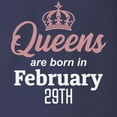 thumbnail image 3 of CafePress - Queens Are Born In February 29Th Long Sleeve T Shirt - Long Sleeve Dark T-Shirt, 3 of 4
