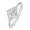 thumbnail image 3 of 1.5ct Oval Cut Cubic Zirconia Engagement Promise Rings for Women Sterling Silver Solitaire Ring Jewelry Gift, 3 of 5