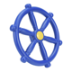 thumbnail image 3 of Volante para Juegos Infantiles, Juego de Columpios Accesorios de Volante Rueda de Pirata para Gimnasio de o Columpio Azul, 3 of 9
