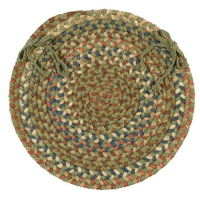 Colonial Mills CV69R060X060 Tapis Rond Tressé en Anse de Cèdre de 5 Pi&44; Olive