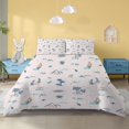thumbnail image 1 of Cover Set Twin Size - Palm Trees Bedding Set, Bedroom Decor, Sailboat Quilt, 1 of 7