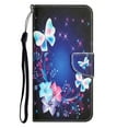thumbnail image 7 of Allytech for Samsung Galaxy A13 5G Case 3D Effect Creative Pattern Design Cover PU Leather Flip Notebook Magnetic Wallet Case with Wrist Strap Stand Case for Galaxy A13 5G, Butterfly, 7 of 7