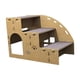 thumbnail image 3 of Escalones de madera para perros, escaleras para perros, accesorios de 3 escalones, 51x32x36cm, fáciles de instalar y convenientes con peldaños alfombr, 3 of 9