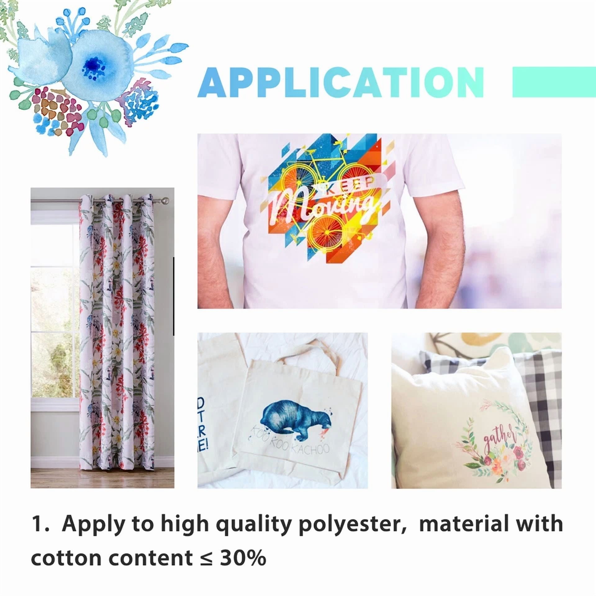 CRESTIN- Koala Dye Sublimation Heat Transfer Paper A4 For Cotton Polyester Tumbler Blanks